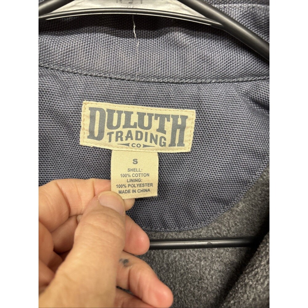 Mens Size S Duluth Trading Co. Fleece Lined Jacket - Picture 2 of 5